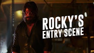 Rocky's Entry Scene | KGF | Yash | Prashanth Neel