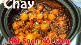 Nấm Rơm Kho Tiêu -  ăn chay Thơm Ngon Nức Mũi