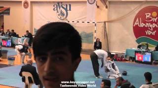 (6058)  59kg Kayseri vs Mugla (2016 Turkish Junior TKD championships)