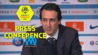 Press Conference Paris Saint-Germain - Olympique de Marseille (3-0) / 2017-18