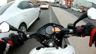 Safety ride in Baku || Bajaj Pulsar NS160 with QUICKSHIFTER