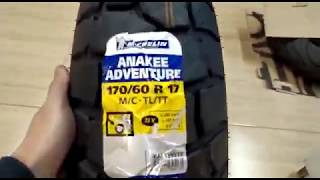 Pneu Michelin Anakee Adventure 170-60-17 R 72V TL/Whatsapp  (11) 998067042