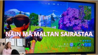 MUN EKA PELIVIDEO 😅 Fortnitea ja sairastupaa