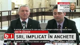 PROCURORUL GENERAL AL ROMANIEI, Augustin Lazăr RECUNOAȘTE amestecul SRI în Justiție