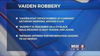 The Montgomery County Sheriff's Office is searching for post office suspect