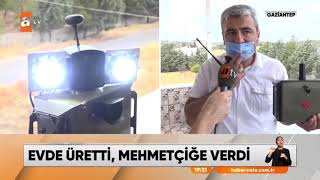 Evde üretti, Mehmetçiğe destek verdi!   Atv Haber 3 Ekim 2020