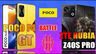 Poco F4 GT 5G vs ZTE Nubia Z40S Pro