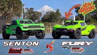 ARRMA FURY Mega 550 vs Senton Mega BOOST - Which Cheap SCT RC is best?