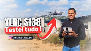 Testei tudo ! YLRC S138 Brushless Sensor Optical Drone Estável ao Vento