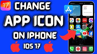 How to change apps icon/name on iPhone 2023 (iOS 17)