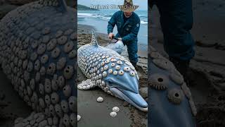 Beach resident rescues dolphin with thousands of barnacles on its body  #barnacles