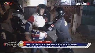 Kurangi Aksi Kriminal di Malam Hari, Petugas Pegasus Polsek Helvetia Lakukan Razia -  BIP 14/07