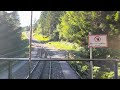 dramatic steam ascent of the schafbergbahn from the front seat