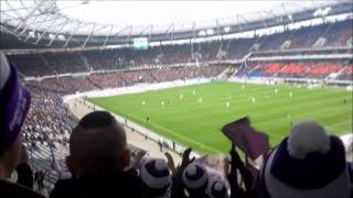 Hannover 96 - Aue, 2:0, Stimmung Gästeblock