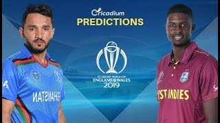 AFGHANISTAN VS WEST INDIES || ICC Cricket World Cup 2019 || Live Match