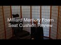 Milliard Memory Foam Seat Cushion Review (on Aeron)