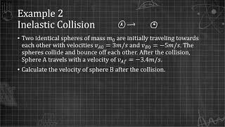 4.3.4 Solving Inelastic Collision Problems with Examples