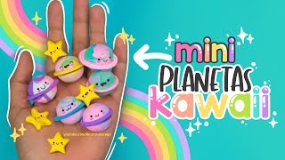 Cómo hacer MINI planteas kawaii de FOAMY MOLDEABLE - #manualidades #diy #kawaii #planets #planetas