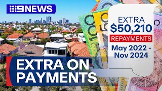 Aussies spending $50k more on average mortgage repayments, report finds | 9 News Australia