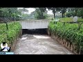 before and after of a singapore pub water canal during a heavy rain bukit batok west outlet drain