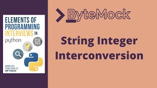 String Integer Interconversion | Elements of Programming Interviews