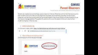 Canvas Parent Observer & Student Generated Pairing Codes