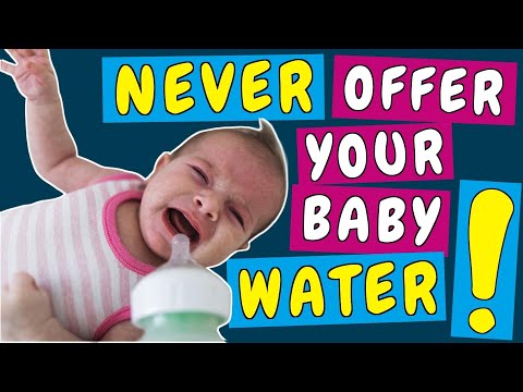 What are the symptoms of water intoxication in babies?