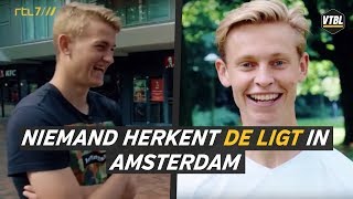 LOL! Niemand herkent De Ligt in Amsterdam - VTBL