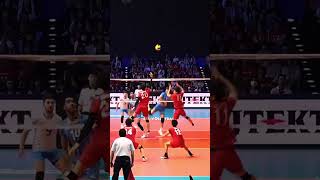 This play shocked the whole crowd! 🤩😲 #shorts #volleyball #haikyuu