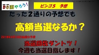 【ビンゴ5予想】1等　高額当選を夢見て第54回を予想！