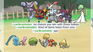 NEVER UNDERESTIMATE FULL CUTE POKEMON TEAM ON POKEMON SHOWDOWN!!