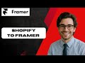 How to Connect Shopify to Framer with Frameship tutorial (full guide)