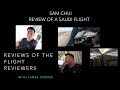 REVIEW OF THE FLIGHT REVIEWERS SAM CHUI ON A SAUDI FLIGHT