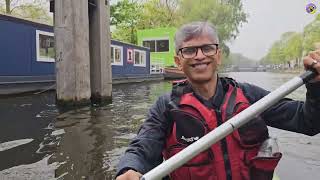 Kayaking Amsterdam Canals \u0026 Exploring the City by Bike | Amsterdam Travel