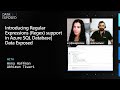 Introducing Regular Expressions (Regex) support in Azure SQL Database | Data Exposed