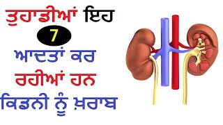 ਤੁਹਾਡੀਆਂ ਇਹ ਆਦਤਾਂ ਕਰ ਰਹੀਆਂ ਹਨ ਕਿਡਨੀ ਨੂੰ ਖ਼ਰਾਬ !  ਘਰ ਵਿਚ ਹੀ ਕਰੋ ਆਪਣੀ ਕਿਡਨੀ ਦੀ ਜਾਂਚ