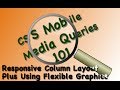 CSS Responsive  Multiple Column Flexible Layout Tutorial