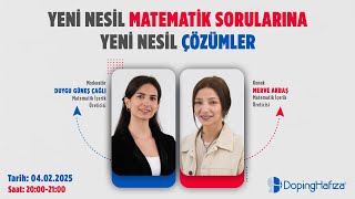 ''Yeni Nesil Matematik Sorularına Yeni Nesil Çözümler''-Veli Webinarı