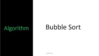 Algorithm | Bubble Sort | Implemented using JAVA | Misbah Rahman