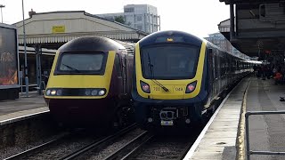 Network Rail Flying Banana Through Basingstoke.