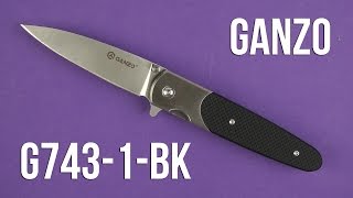 Распаковка Ganzo G743-1 Black