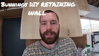 How to build a retaining wall for $200. DIY Bunnings retaining wall - PART 1