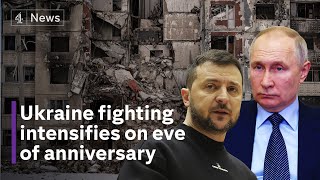 Ukraine war: fighting intensifies as conflict enters second year