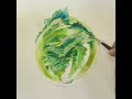 watercolor lettuce