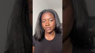 No Lashes Makeup Look #softglam #blackgirlmakeup