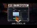 SHR Bank System | Modern ESX Banking | Fleeca UI · ATM · Loans · Savings · Society