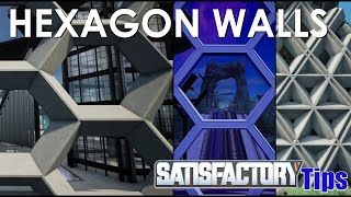 Satisfactory Tips: Hexagon Walls