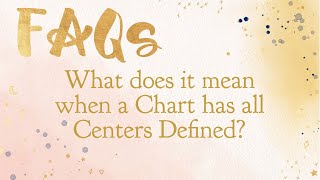 FAQ - All Centers Defined