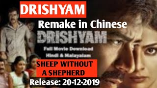FILM DRISHYAM REMAKE IN CHINESE:  SHEEP WITHOUT A SHEPHERD RELEASE 20-12-2019