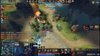 Caster reaction after pakazs deleted 2 full hp hero with 1 spell! Eg vs OG